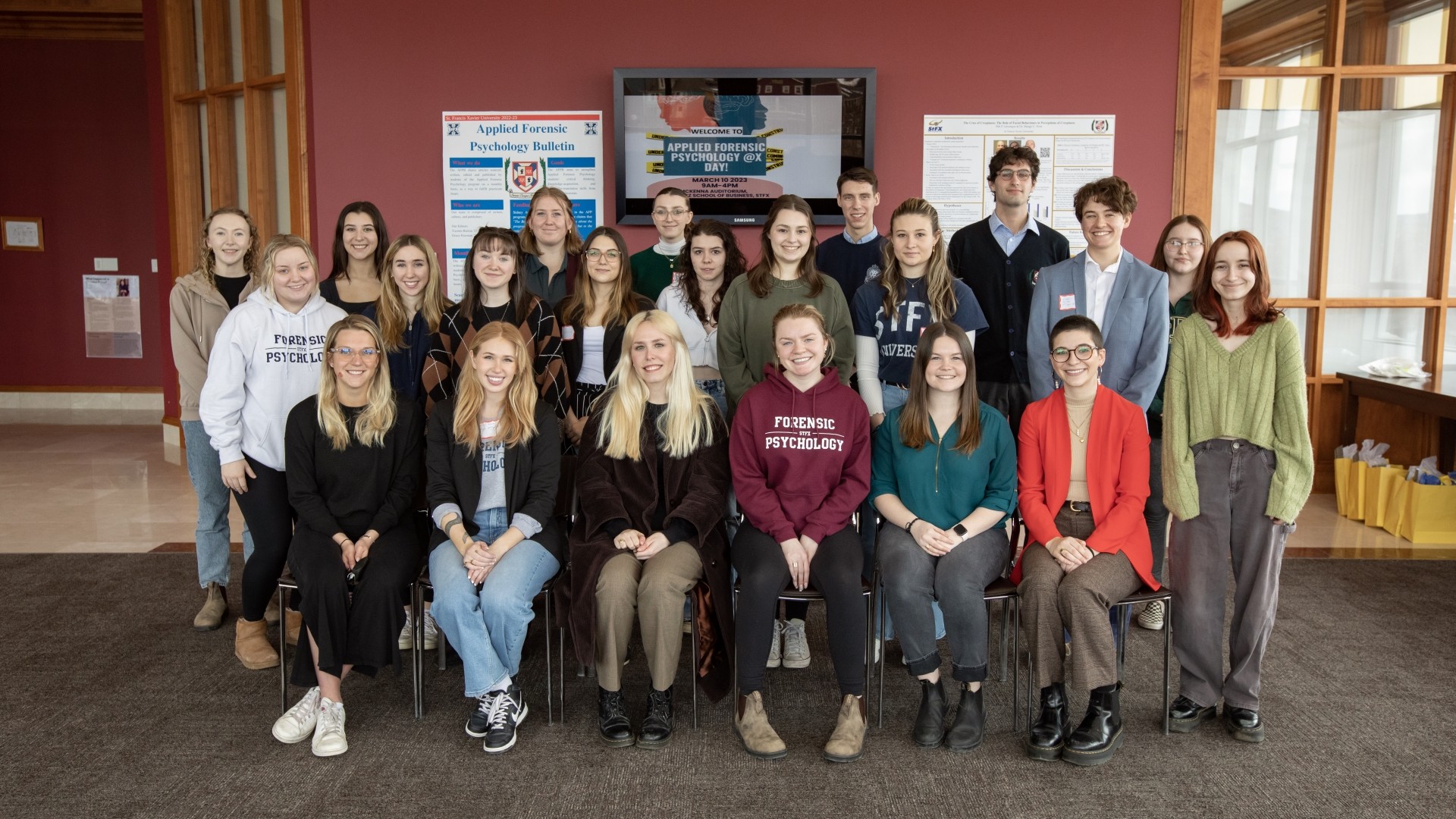 Applied Forensic Psychology students at StFX