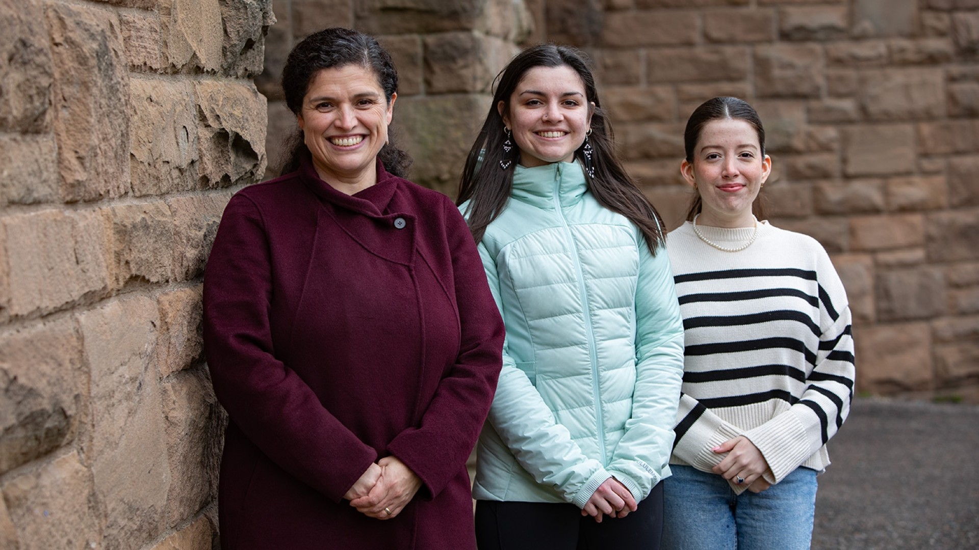 Maria Paz Mackay and students 