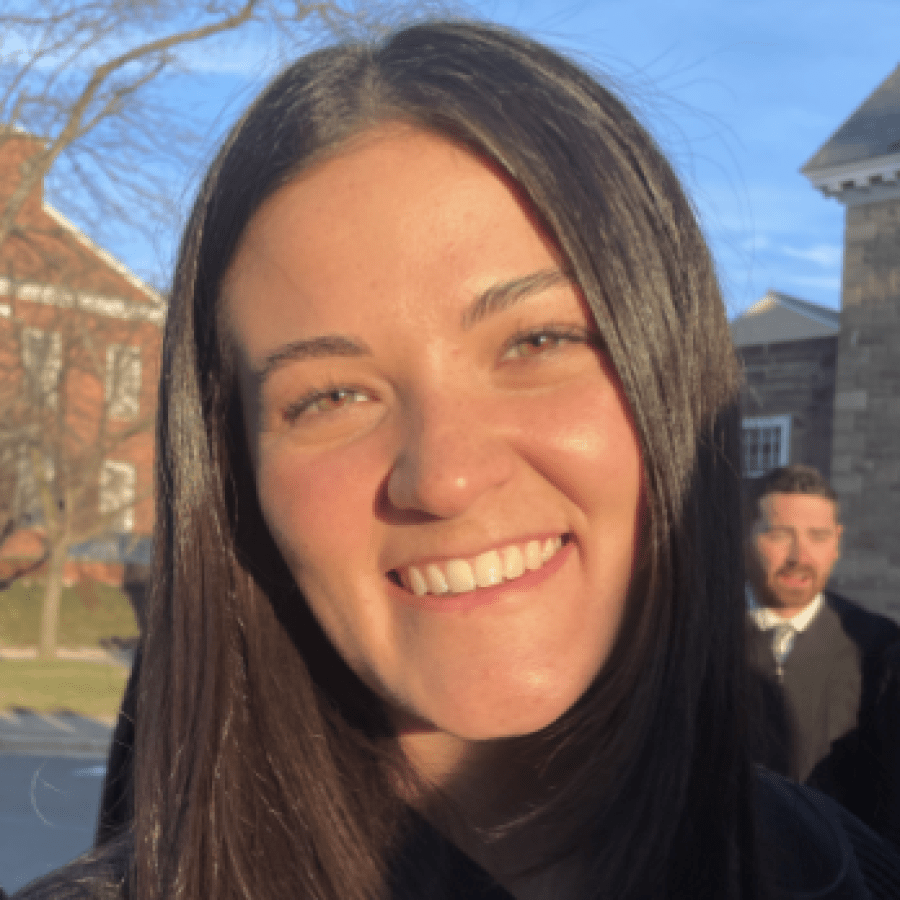 Headshot of a student outside 