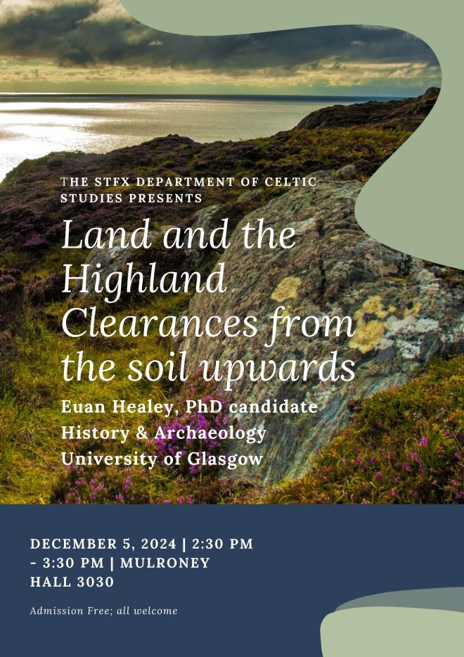 Euan Healey Land and Highland Clearances Poster