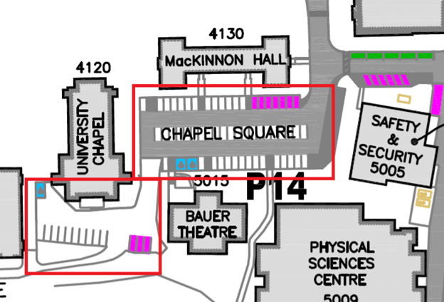 P14 Parking Lot Map