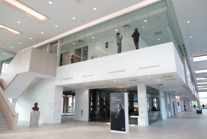 An interior of the Mulroney Centre.
