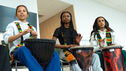 African heritage month drummers