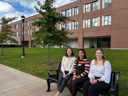 Honours students at Mulroney Hall