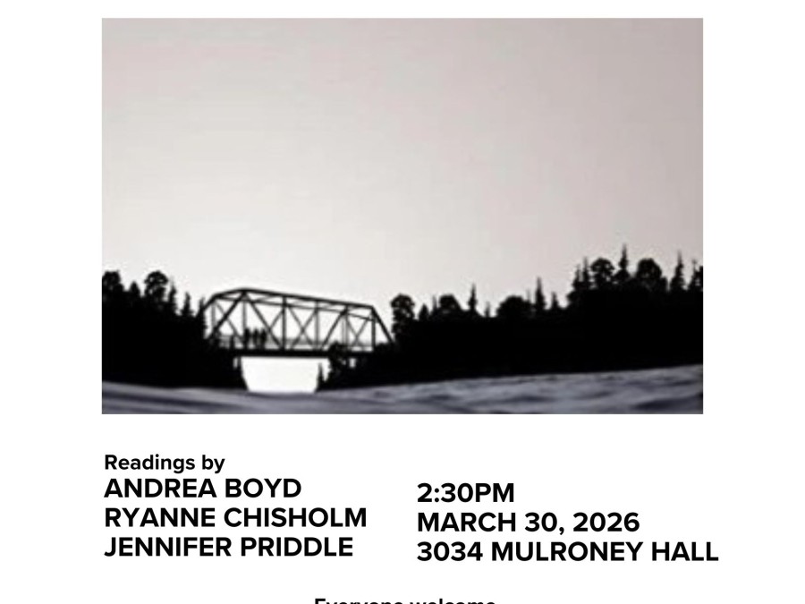 Staged Reading: Daniel McIvor's Marion Bridge - March 30, 2026 @ 2:30pm (MULH 3034)
